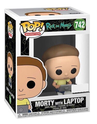 Figurine Funko Pop! N°742 - Rick Et Morty - Morty Avec Ordinateur